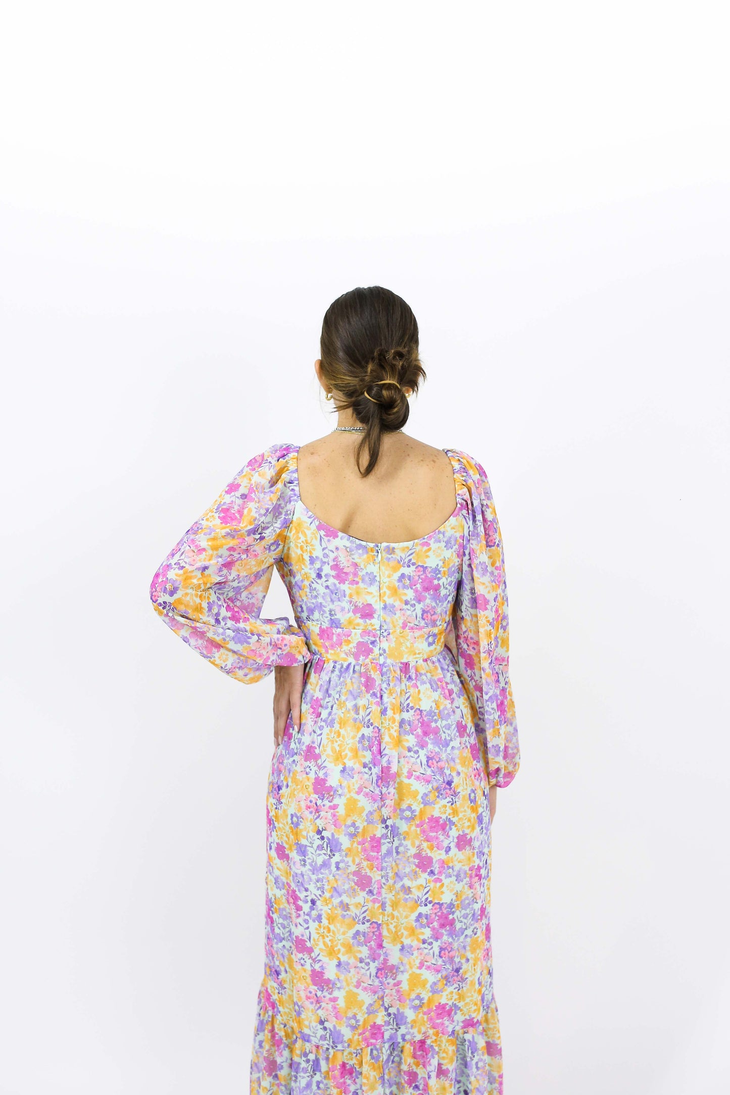 VESTIDO LONGO FLORAL