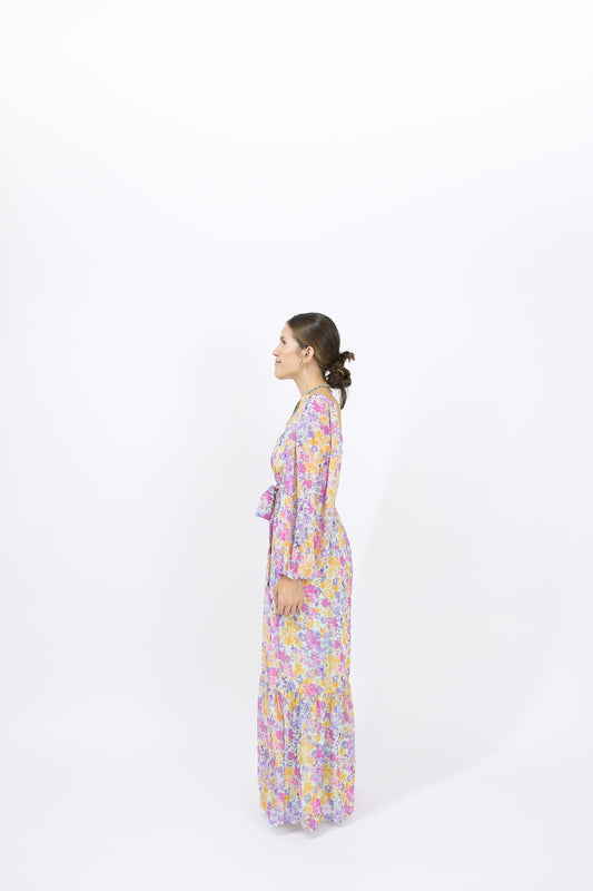 VESTIDO LONGO FLORAL