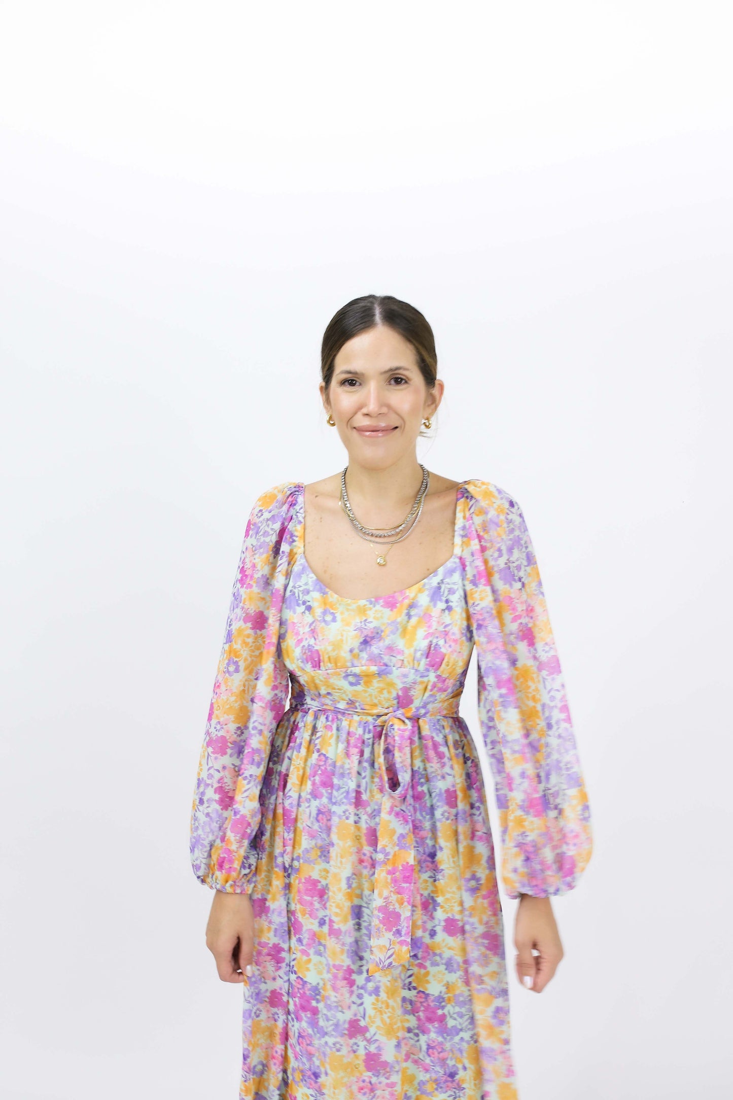 VESTIDO LONGO FLORAL